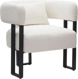 Scarlet Accent Chair (Ivory) 