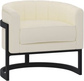 Zhuri Accent Chair (Ivory) 