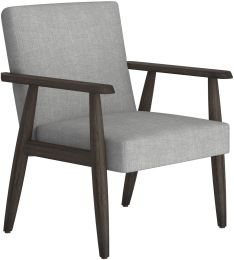 Huxly Accent Chair (Grey & Weathered Brown) 