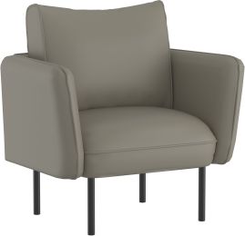 Ryker Accent Chair (Grey-Beige & Black) 