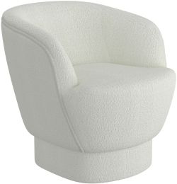 Cuddle Accent Chair (White) 