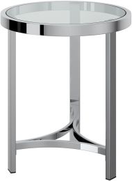 Strata Table d'Appoint (Chrome) 