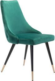 Piccolo Dining Chair (Set of 2 - Green Velvet) 