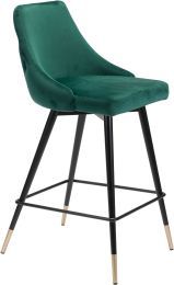 Piccolo Counter Chair (Green Velvet ) 