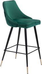 Piccolo Bar Chair (Green Velvet) 