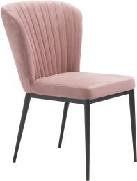 Tolivere Dining Chair (Set of 2 - Pink Velvet) 