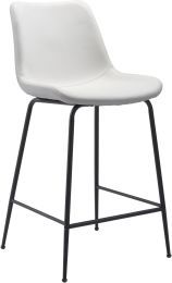Byron Counter Chair (White) 