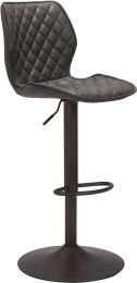 Seth Bar Chair (Vintage Gray & Dark Bronze) 