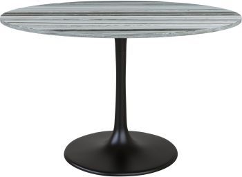 Central City Dining Table (Gray & Black) 