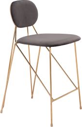 Georges Counter Stool (Set of 2 - Gray) 