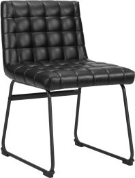 Pago Dining Chair (Set of 2 - Black) 