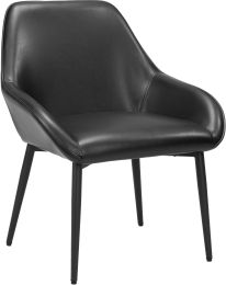 Vila Dining Chair (Set of 2 - Black) 