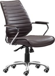 Enterprise Low Back Office Chair (Espresso) 