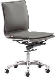 Lider Plus Armless Office Chair (Gray) 