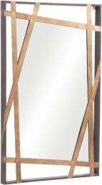 Tolix Miroir (Or Antique Gold et Noir) 