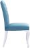 Bourbon Dining Chair ( Set of 2 - Polar Blue Velvet)
