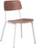 Cappuccino Dining Chair (Set of 4 - White & Walnut)