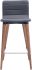 Jericho 26 In Counter Chair (Set of 2 - Gray)