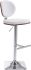 Lion Adjustable Height Bar Chair (White)