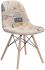 Solo Dining Chair (Vintage Postage Print)
