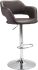 Hysteria Height Adjustable Bar Chair (Espresso)