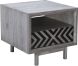 Raven End Table (Old Gray)