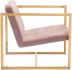 Alt Arm Chair (Pink Velvet)