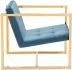 Alt Arm Chair (Blue Velvet)