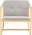 Alt Arm Chair (Grey Velvet)