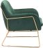 Nadir Arm Chair (Green Velvet )