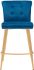 Niles Counter Chair (Blue Velvet)