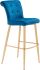 Niles Bar Chair (Blue Velvet )