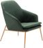 Debonair Arm Chair (Green Velvet )