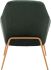 Debonair Arm Chair (Green Velvet)