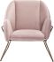 Stanza Arm Chair (Pink Velvet)