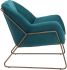 Stanza Arm Chair (Green Velvet  )