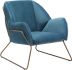 Stanza Arm Chair (Blue Velvet)