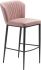 Tolivere Bar Chair (Set of 2 - Pink Velvet)