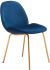 Siena Dining Chair (Set of 2 - Dark Blue Velvet)