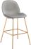 Siena Bar Chair (Set of 2 - Graphite Gray Velvet)