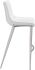 Magnus Bar Chair (Set of 2 - White & Brushed Stainless Steel)