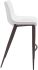 Magnus Bar Chair (Set of 2 - White & Walnut)
