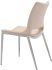 Ace Dining Chair (Set of 2 - Light Pink & Brushed Stainless Steel)