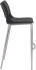 Ace Bar Chair (Set of 2 - Black & Brushed Stainless Steel)