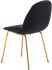 Siena Dining Chair (Black Velvet)