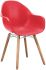 Tidal Dining Chair (Set of 4 - Red)