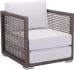 Coronado Arm Chair (Cocoa & Light Gray)