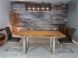 Zen Live Edge 72 Inch Dining Table (Acacia - Stainless U Legs)