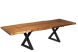 Zen Live Edge Extendable 64 to 96 Inch Dining Table (Acacia  - Black X Legs)