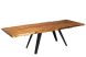 Zen Live Edge Extendable 64 to 96 Inch Dining Table (Acacia  - Rocket Legs)